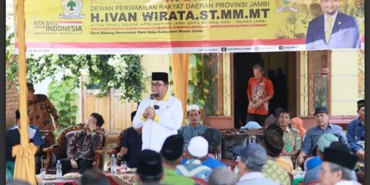Reses DPRD Provinsi Jambi di Desa Bakung, Masyarakat Keluhkan Jalan Rusak