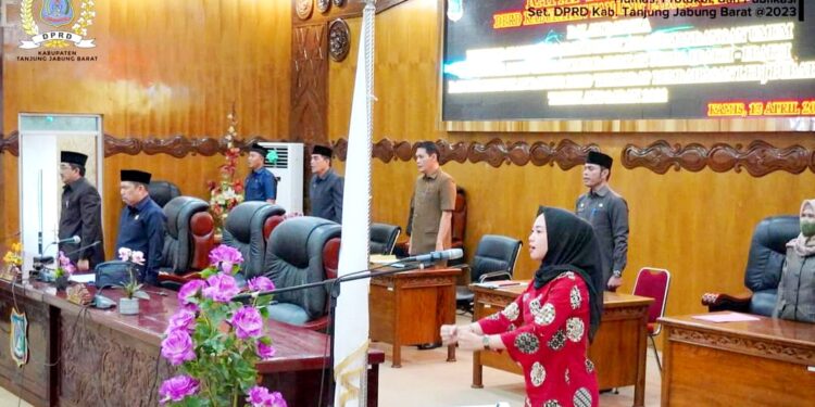 H. Abdullah Pimpin Rapat Paripurna Penyampain Bupati Terhadap Pandangan Umum Fraksi-Fraksi