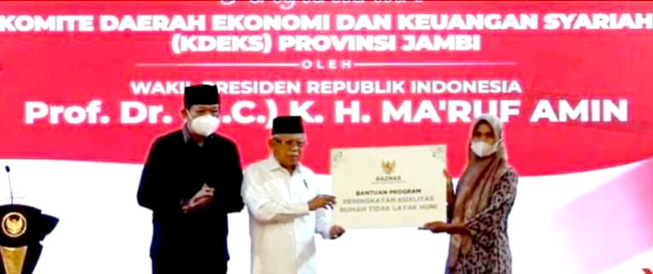 Hadiri Pengukuhan KDEKS Provinsi Jambi, Wabup Hairan Ucapkan Selamat