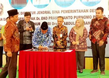 Sekda Dampingi Dirjen Bina Pemdes Kemendagri Resmikan Purwodadi Sebagai Desa Pencak Silat