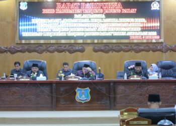 Dengar Penyampaian Hasil Kerja Pansus dan Pendapat Bupati Terhadap LKPJ TA 2022, DPRD Gelar Paripurna 