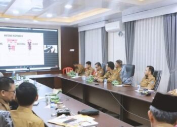 Wabup Hairan Ikuti Sosialisasi SPI Tahun 2023 Secara Virtual