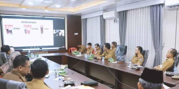 Wabup Hairan Ikuti Sosialisasi SPI Tahun 2023 Secara Virtual