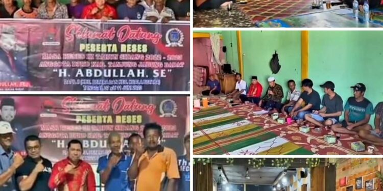 Abdullah Sampaikan Terimakasih Kepala Masyarakat Betara dan Kuala Betara Usai Reses