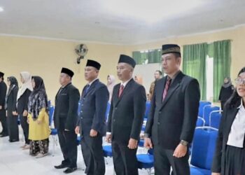 Agus Sanusi Lantik Pejabat Struktural dan Fungsional di Lingkungan Pemkab Tanjabbar