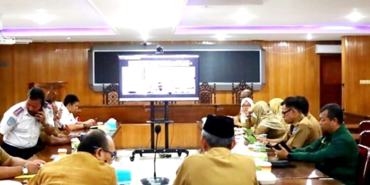 Agus Sanusi Ikuti Rakor Rutin Pengendalian Inflasi Daerah Tahun 2023
