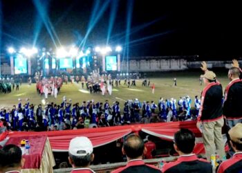 Hadiri Pembukaan Porprov ke XXIII Jambi 2023, Bupati Optimis Tanjabbar Juara Umum