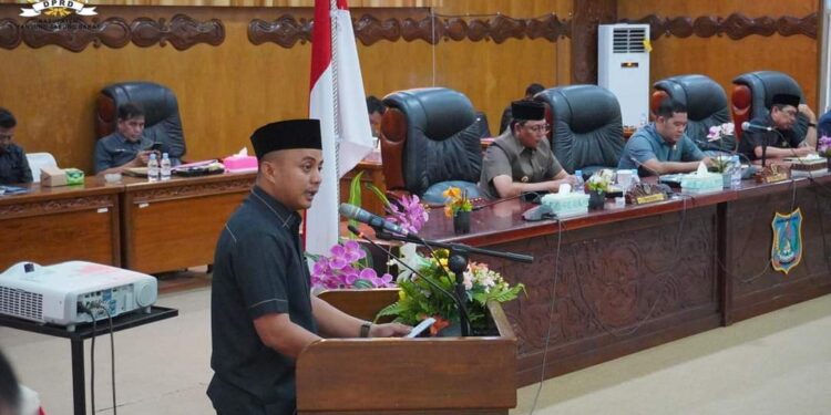 DPRD Tanjabbar Gelar Paripurna Pertama Penyampaian Nota Rancangan KUA dan PPAS TA 2023