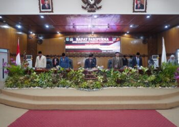 DPRD Tanjab Barat Gelar Paripurna HUT RI Ke-78 dan Dengarkan Pidato Kenegaraan Presiden Jokowi
