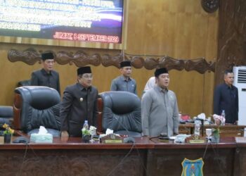 Wakil Ketua I DPRD Pimpin Paripurna Ke-IV Pengambilan Keputusan Ranperda Perubahan APBD 2023