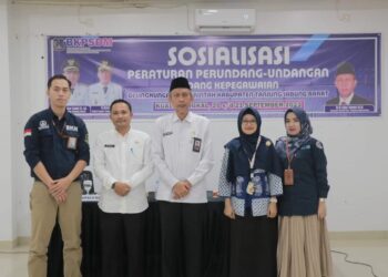 Sekda Buka Sosialisasi Perundang-Undangan Bidang Kepegawaian Tahun 2023 di Pemkab Tanjabbar