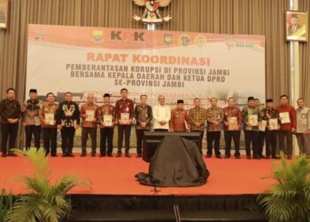 Ketua DPRD Tanjabbar Ikuti Rakor Pemberantasan Korupsi di Provinsi Jambi