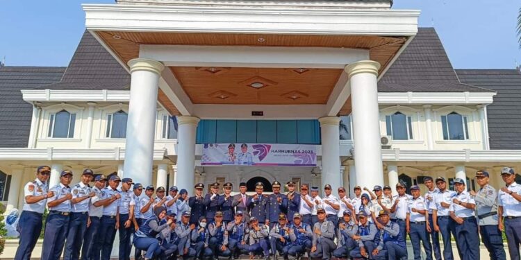 Pemkab Tanjabbar Gelar Upacara Hari Perhubungan Nasional Tahun 2023