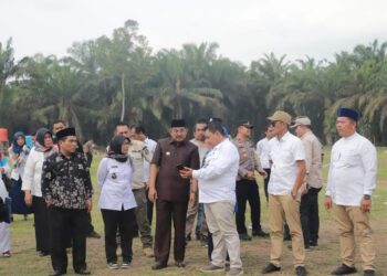 Anwar Sadat Tinjau Persiapan MTQ Tingkat Kabupaten di Desa Dataran Kempas