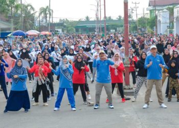 Anwar Sadat Ikuti Senam Bersama dalam Rangka HKN ke-59 Tahun 2023