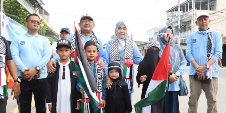 Ikuti Aksi Solidaritas Bela Palestina, Bupati Harap Konflik Cepat Berakhir 
