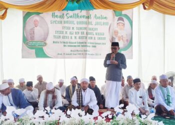 Mewakili AnwarSadat, Staf Ahli Hukum Hadiri Haul Syekh Abdul Qadir Al-Jailani di Desa Kempas Jaya