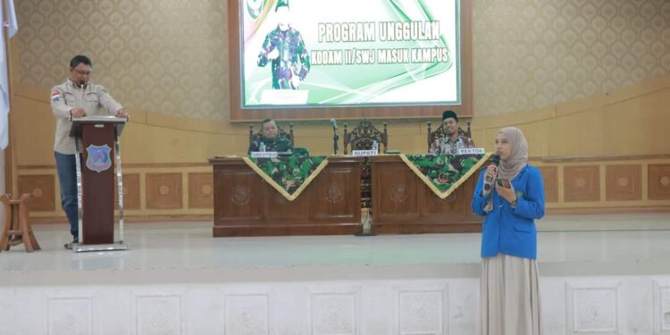 Buka Giat Kodam II/Sriwijaya Masuk Kampus, Wabup Harap Dapat Tingkatkan Wawasan Kebangsaan 