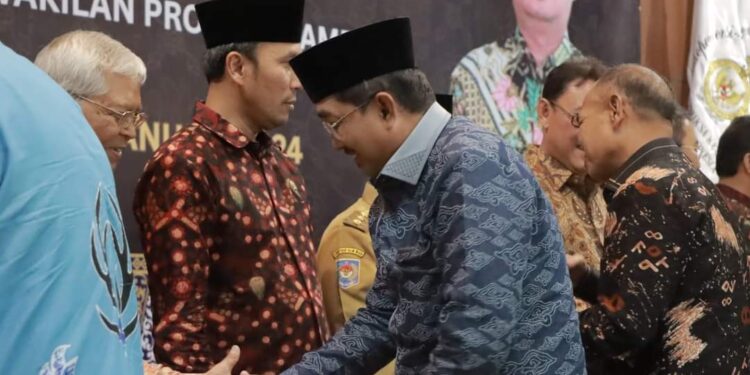 Hadiri Sertijab Kepala BPK-RI Perwakilan  Jambi, Bupati Ucapkan Selamat