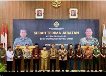 Ketua DPRD Jambi Hadiri Serah Terima Jabatan Kepala BPK Perwakilan Provinsi Jambi