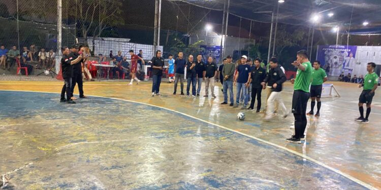 Diikuti 40 Club, SMSI Tanjabbar Gelar Turnamen Futsal Mempebutkan Piala Ketua Karang Taruna
