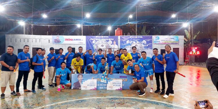 Resmi Ditutup, BJFC Juarai SMSI Futsal Vaganza