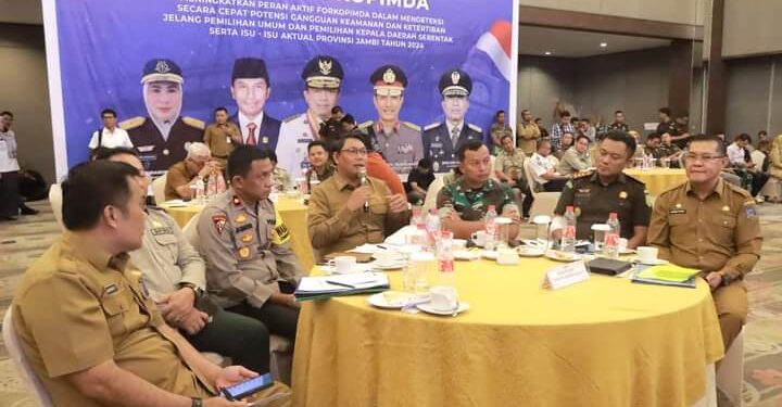 Hairan Ikuti Rakor Forkopimda Provinsi Jambi