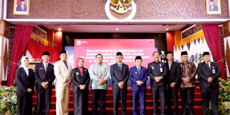 Wabup Hairan Hadiri Pelantikan Dirut PT. BPD Jambi