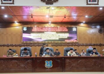 DPRD Tanjabbar Gelar Paripurna Dengarkan Pemandangan Umum Fraksi-Fraksi Terhadap LKPJ Bupati