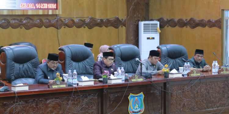 DPRD Tanjabbar Gelar Paripurna Pertama Penyampaian Nota Pengantar Ranperda APBD Tahun 2023