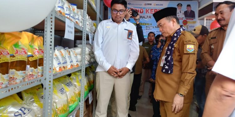 Al Haris Resmikan Toko TPID di Pasar Siulak Kerinci, Upaya Kendalikan Harga Pangan