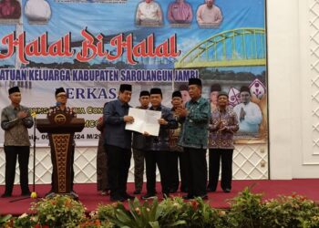 Disaksikan CE, Perkasa Deklarasi Dukung Haris-Sani di Pilgub Jambi 2024
