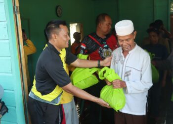 Gelar Gowes 78 Km dan Bagi Bansos, Kapolres : Ini Rangkaian Giat HUT Bhayangkara 