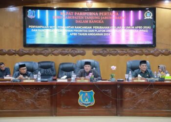 DPRD Gelar Paripurna Penyampaian Bupati Nota Pengantar Rancangan Perubahan KUA dan PPAS APBD TA 2024