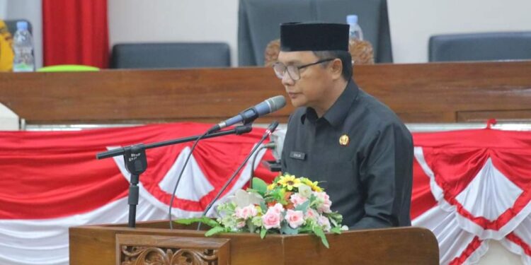 Hadiri Rapat Paripurna Ke-II, Pj.Sekda Apresiasi DPRD Tanjabbar 