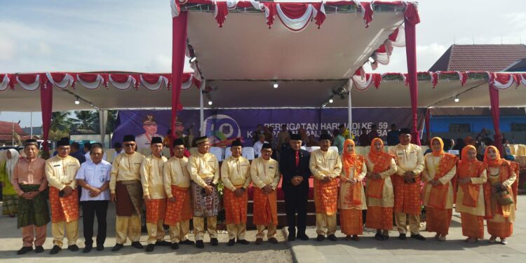 Hadiri Upacara HUT Tanjabbar 59, Ketua DPRD Tekankan Pentingnya Menjaga Kebersamaan dan Gotong-Royong