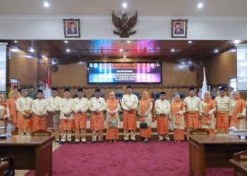 Bupati dan Wakil Bupati Hadiri Rapat Paripurna Istimewa Peringatan Hari Jadi Kabupaten Tanjabbbar ke-59