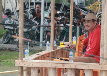 Ikuti Perlombaan Mancing Mania, Bupati Sebagai Ajang Silaturahmi Dalam Rangka HUT-RI