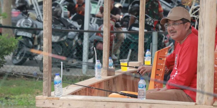 Ikuti Perlombaan Mancing Mania, Bupati Sebagai Ajang Silaturahmi Dalam Rangka HUT-RI