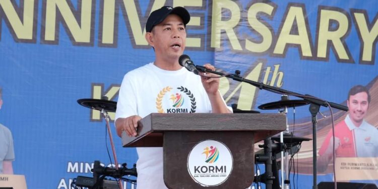 Anggota DPRD Tanjabbar Ikuti Senam dan Gerak Jalan Santai Peringatan Haornas dan Kormi