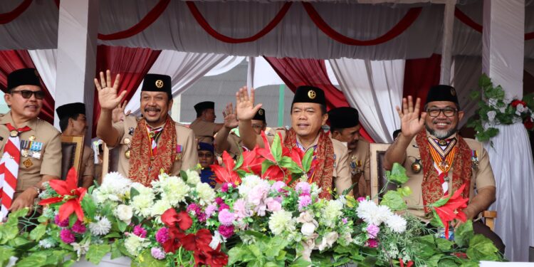 Al Haris Gubernur Jambi Pimpin Apel Puncak Perayaan Pramuka ke-63 di Kota Sungai Penuh