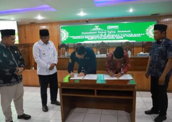 Bupati Anwar Sadat Resmikan QRIS Bersama BAZNAS dan BRI
