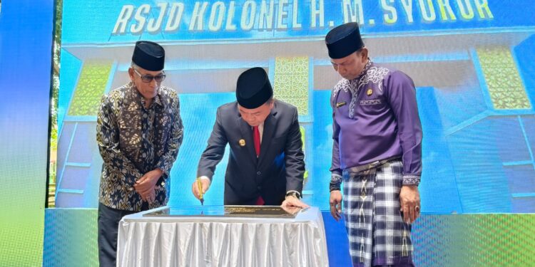 Resmikan RSJD Kolonel HM Syukur, Al Haris: Tidak Hanya Kejiwaan, Juga Semua Pelayanan Kesehatan