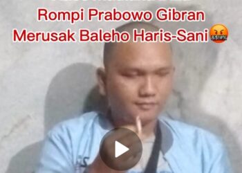 Oknum Diduga Tim RH Ketangkap Tangan Rusak Baliho Haris-Sani