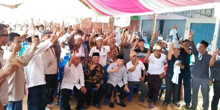 Untuk Keberlanjutan Pembangunan Jambi, Warga Air Hitam Nyatakan Siap Memenangkan Haris-Sani