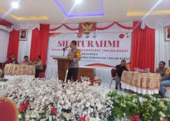 Demi Wujudkan Pilkada Damai, Polres Tanjab Barat Gelar Silaturahmi Bersama Insan Pers