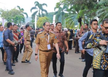 Pjs. Bupati Tanjabbar Hadiri Rakornas Tahun 2024 di SICC Bogor