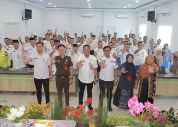Sekda Resmi Buka Sosialisasi Anti-Korupsi di Lingkungan Pemkab Tanjabbar