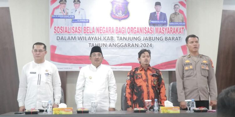 Bupati Tanjab Barat Kukuhkan Pengurus Baru Pemuda Pancasila dan Gaungkan Bela Negara