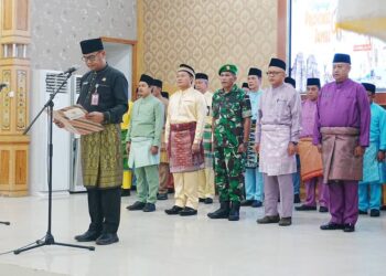 Semangat Bersama di Tengah Hujan: Tanjab Barat Peringati HUT ke-68 Provinsi Jambi